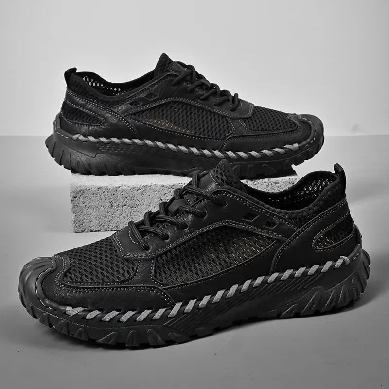 Leather Outdoor Sneakers