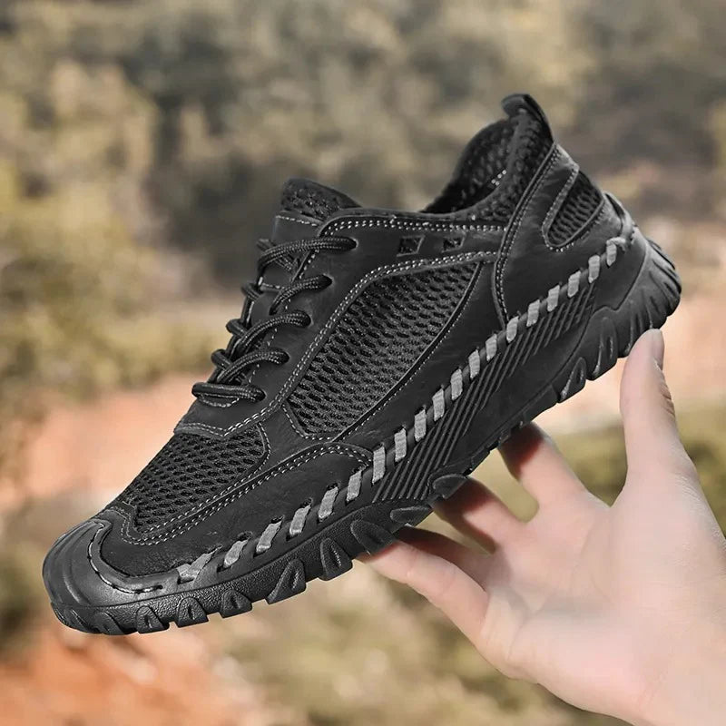 Leather Outdoor Sneakers