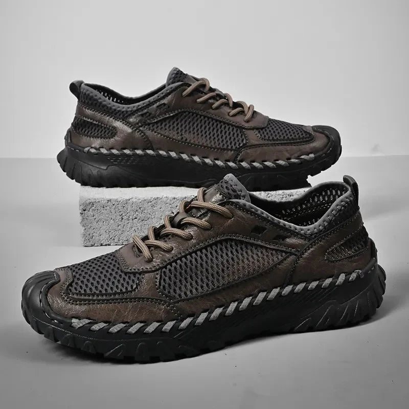 Leather Outdoor Sneakers